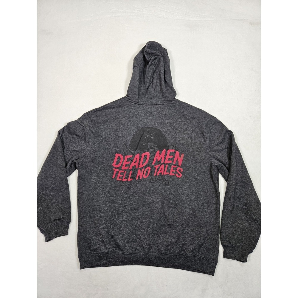 Disney Pirates Of‎ The Caribbean Hoodie Size Medium "Dead Men Tell No Tales" - Picture 5 of 7